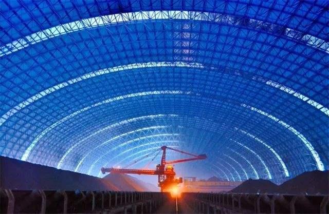 汕头亿优钢构工程师为您解析原料场封闭技术的特点和类型